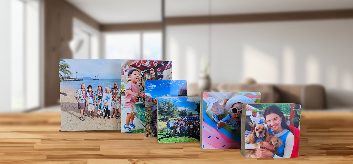 Custom Photo on Wood, 100% Bamboo Block, Vivid, Professional, Stunning Quallity, Custom Wall Art, Personalized Portrait from Photo